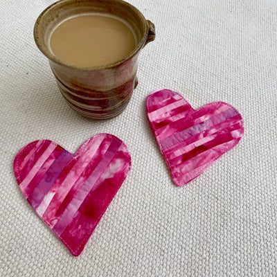 Tie Dye Love Coaster - Pinks