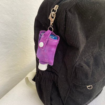 Tie Dye Sanitiser Pouch - Berry Clean