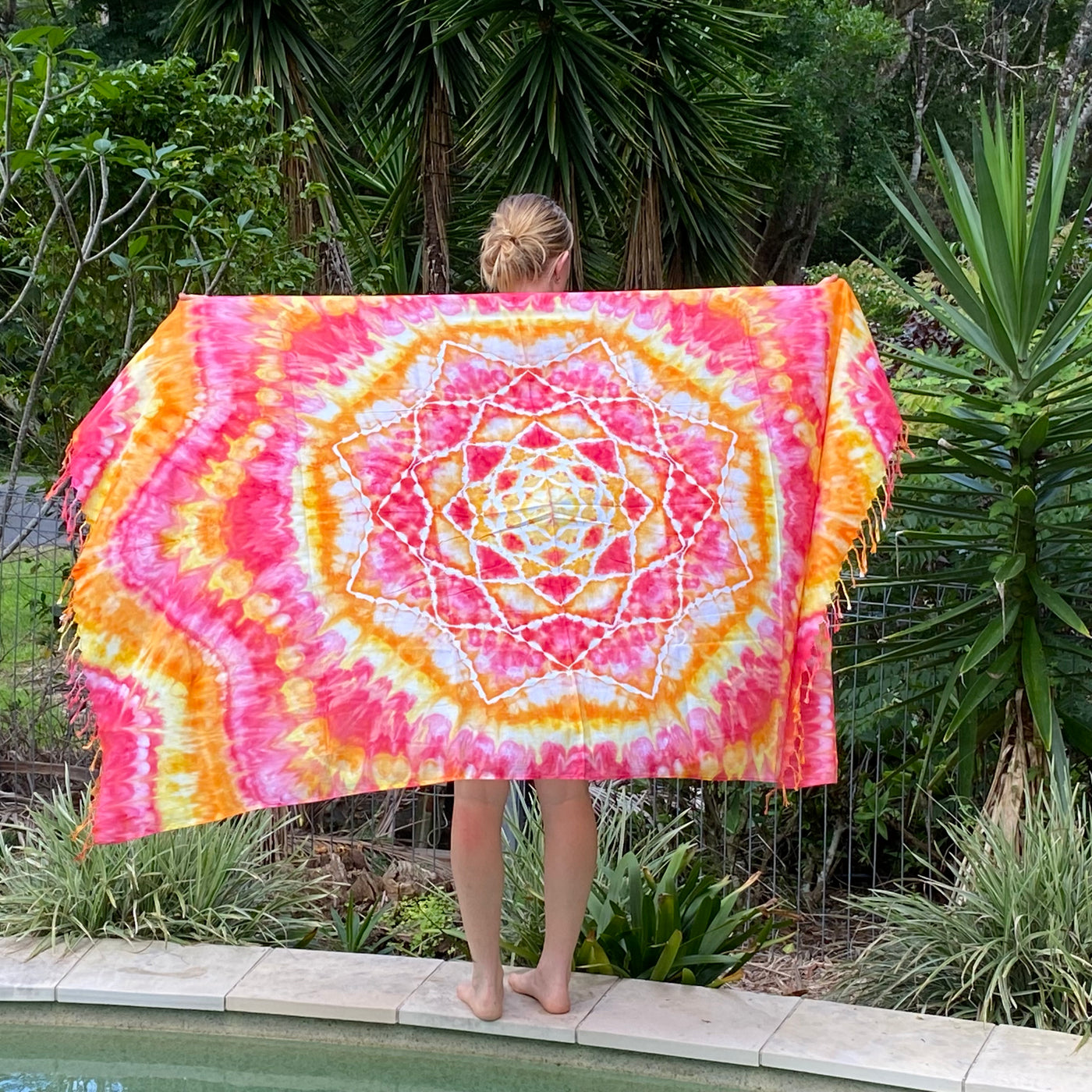 #7 Sunset mandala - Tie Dye Sarong