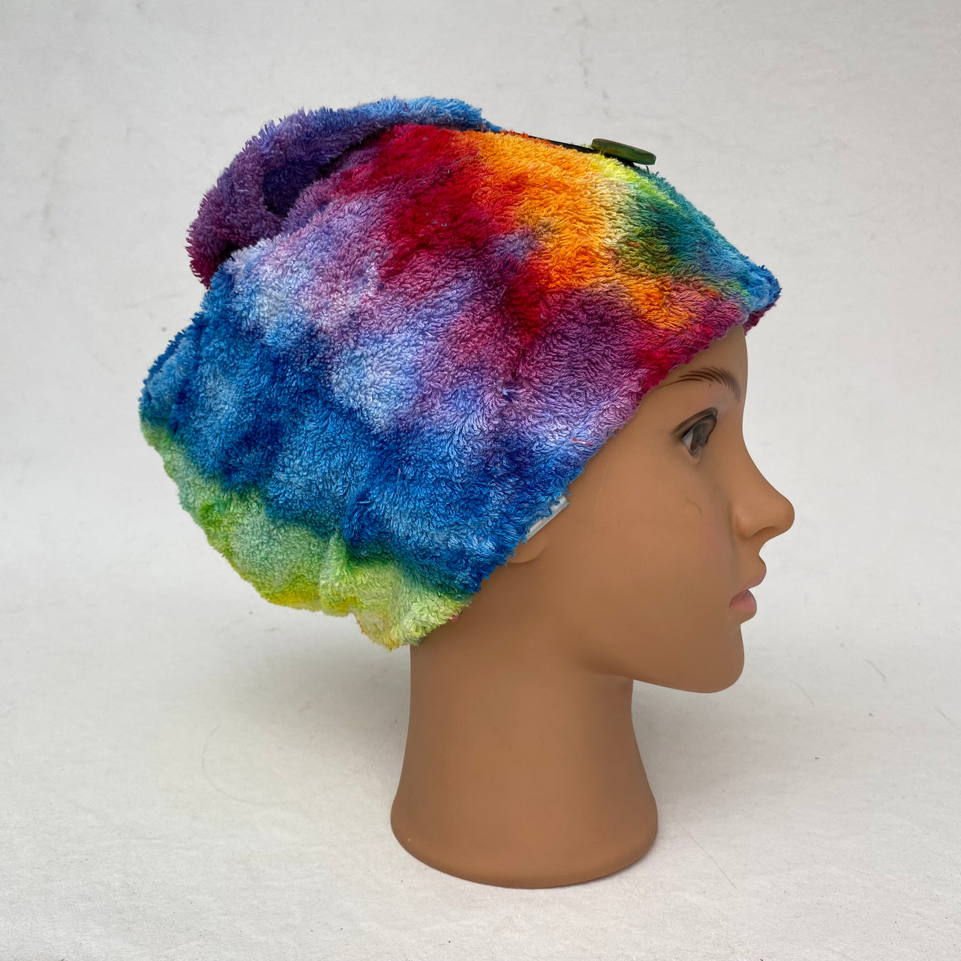 #23 Rainbow Tie dye Hair Wrap