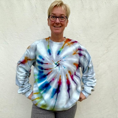 Tie Dye - Jumper | Silver Vortex