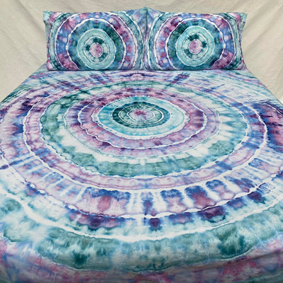 Tie dyed throw set - Bullseye Design
