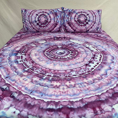 Tie dyed throw set - Bullseye Design
