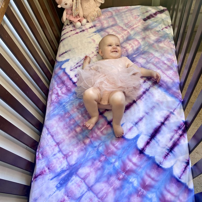 DESIGN your own - Hand dyed | Fitted cot sheet