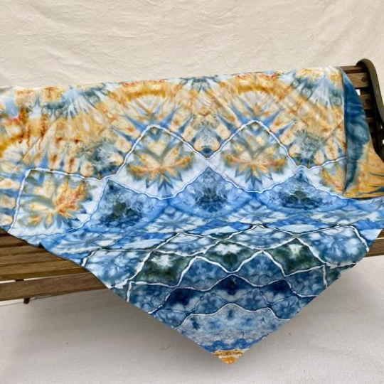 Tie Dye Knee Rug – Sewcial Dyes
