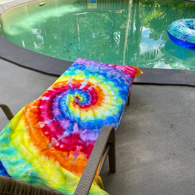 Design your own | Tie Dyed Towel | Spiral Design