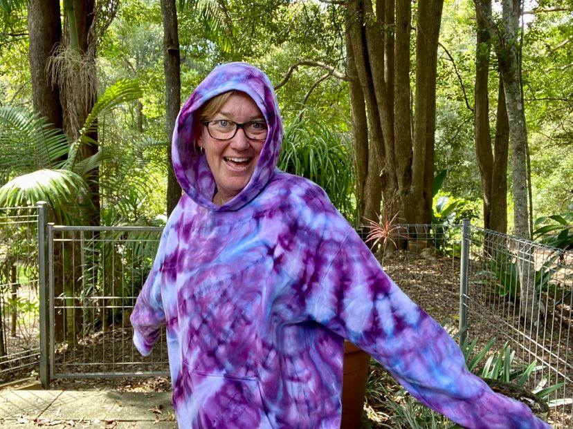 Sewcial dyes tie dye hoodie Australia