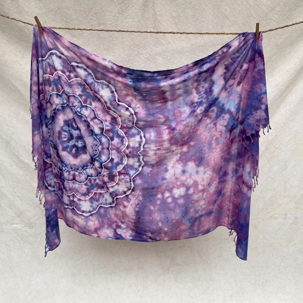 Tie dye Flower Sarong