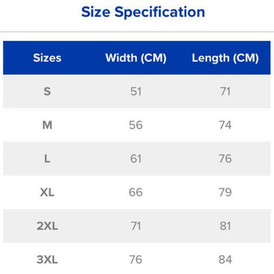 sewcial dyes tie dye hoodie Australia size chart