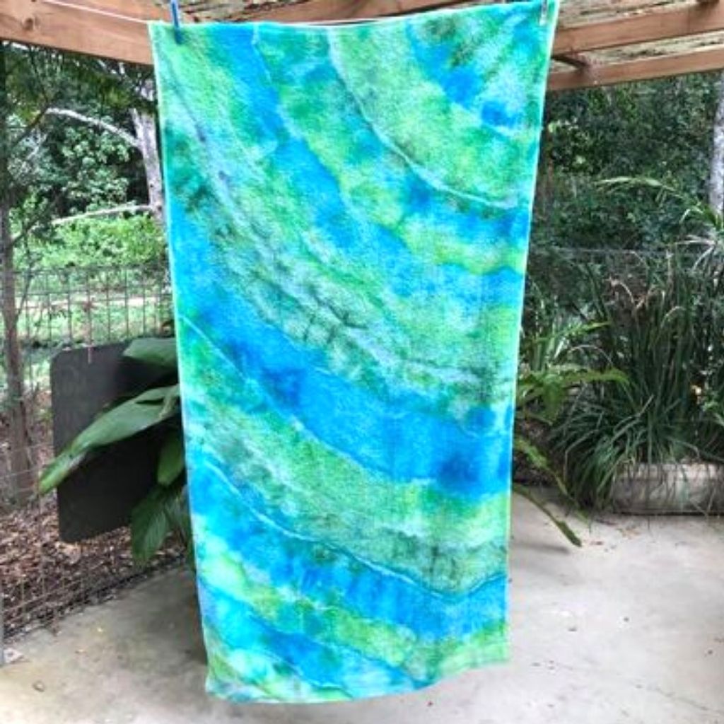 Design your own | Tie Dyed Towel | Ripple Design