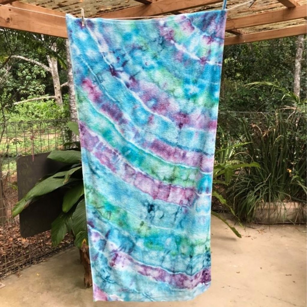 Design your own | Tie Dyed Towel | Ripple Design