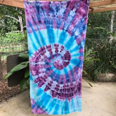 Design your own | Tie Dyed Towel | Spiral Design