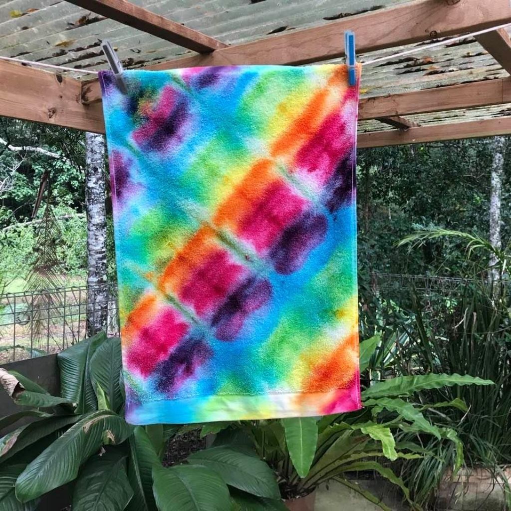 Tie Dye Hand Towel