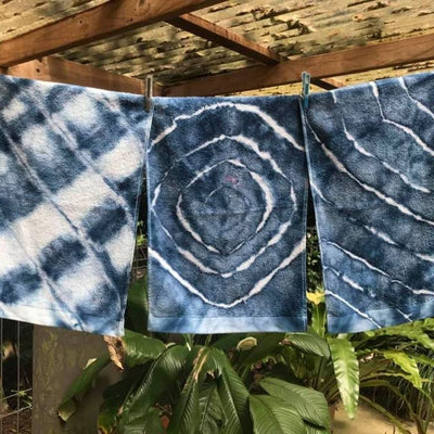 Tie Dye Hand Towels - Set of 3