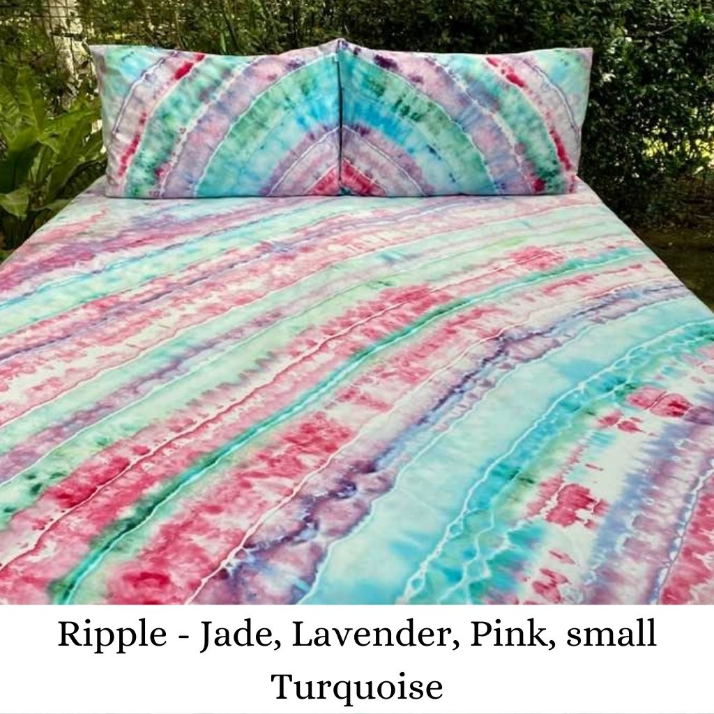 tie dye bedding Sewcial Dyes Australia