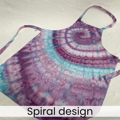 Tie Dye Apron - Dyed to your choice of colours + design