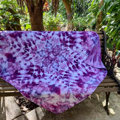 Tie Dye Knee Rug