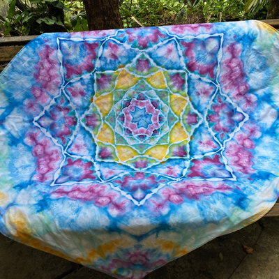 Tie Dye Knee Rug