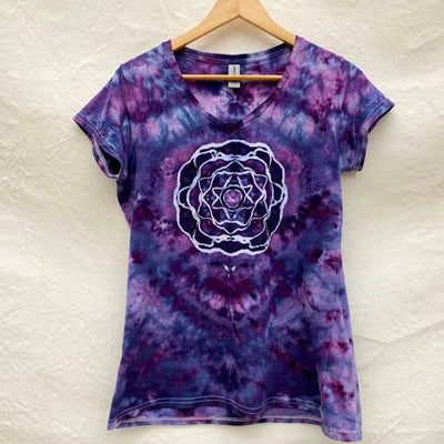 Hand dyed 'Mandala' tee