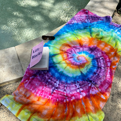 Design your own | Tie Dyed Towel | Spiral Design