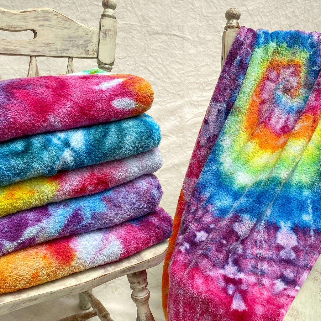 Design your own | Tie Dyed Towel | Spiral Design
