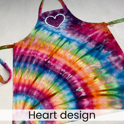 Tie Dye Apron - Dyed to your choice of colours + design